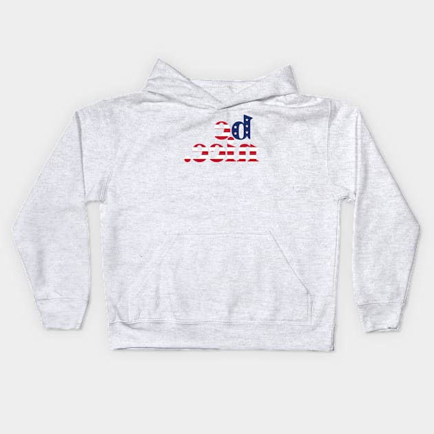 be nice, america. Kids Hoodie by MikeSolava